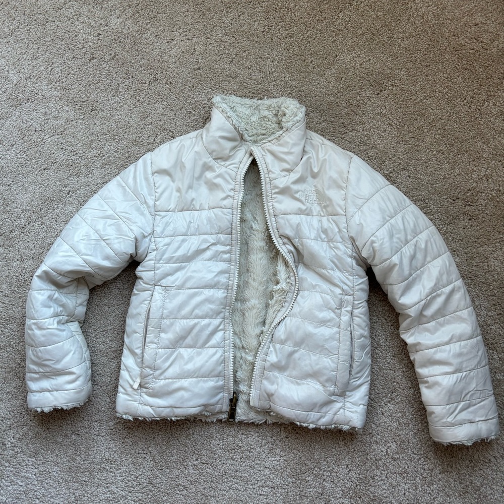 Girls North Face Reversible Moosebud Winter Coat